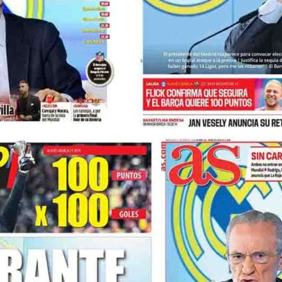Imprensa espanhola critica coletiva de Florentino Pérez como delirante