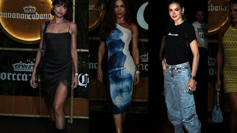 Show da Shakira em Copacabana: veja fotos dos looks das famosas para a apresentação.