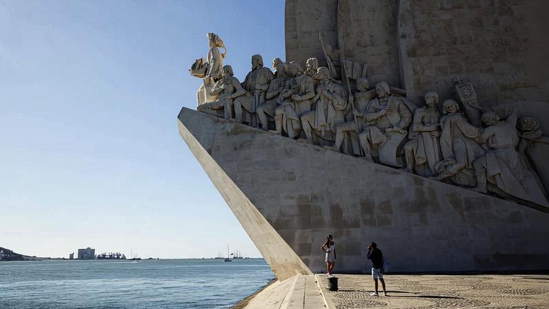 Monumento aos Descobrimentos, em Lisboa