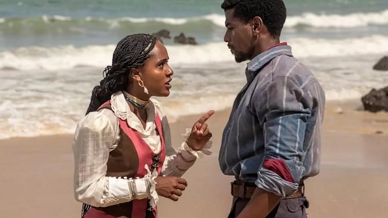 Alika (Duda Santos) vai revelar a Tonho (Ronald Sotto) que é a princesa de Batanga.