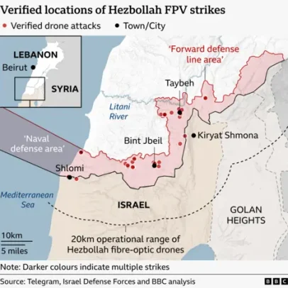 Vídeos de drones do Hezbollah revelam táticas em evolução contra Israel