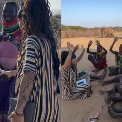 Missionária prega a tribo desconhecida e registra conversões na África