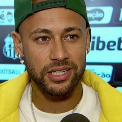 Neymar aparece de verde e amarelo na zona mista e comenta sobre convocação