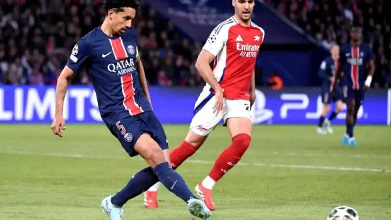 Foto: Laurène Valroff / PSG - Legenda: PSG e Arsenal já se enfrentaram na fase de liga desta edição da Champions / Jogada10