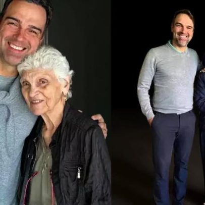 Tadeu Schmidt lamenta a morte da mãe
