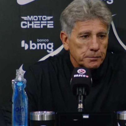 Renato Gaúcho afirma que jogadores do Vasco gostam de sofrer