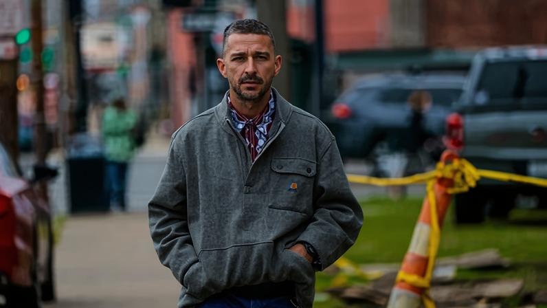 Actor Shia LaBeouf, who was arrested by police over the alleged assault in February, outside court in New Orleans in February.
