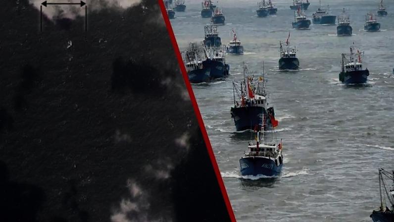 Imagens | Planet Labs, Marine Traffic, Nikkei Asia
