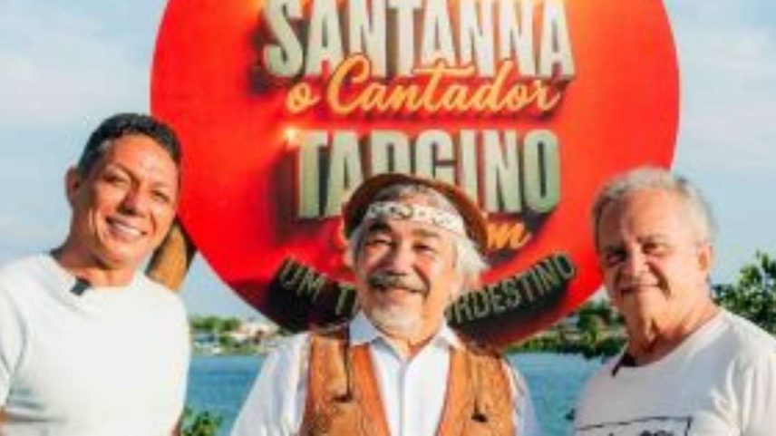 Da esquerda Targino, Santanna e Flávio José.