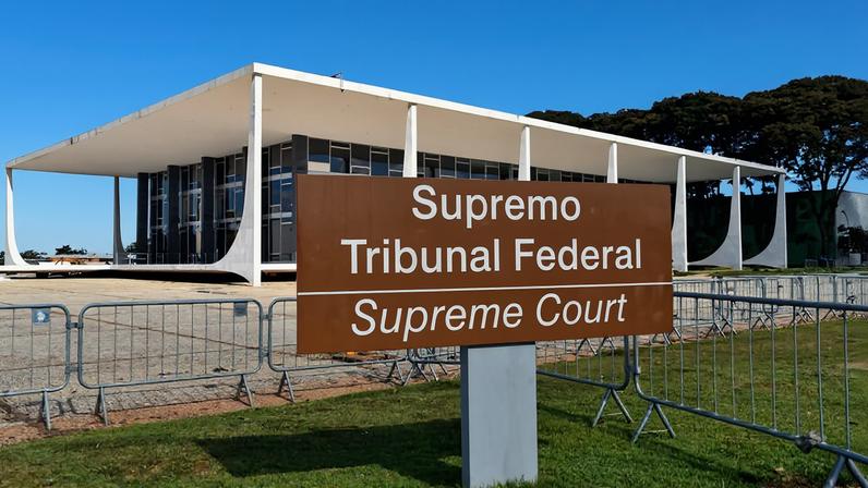 A fachada do STF (Supremo Tribunal Federal)
