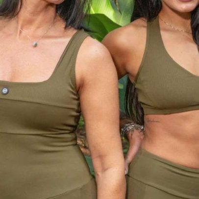 Ana Castela faz ensaio de moda fitness com a mãe e impressiona o corpo