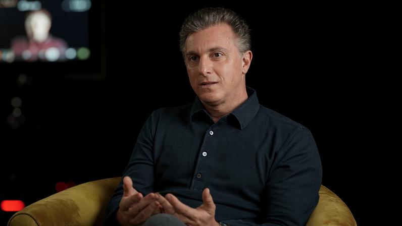 O apresentador Luciano Huck