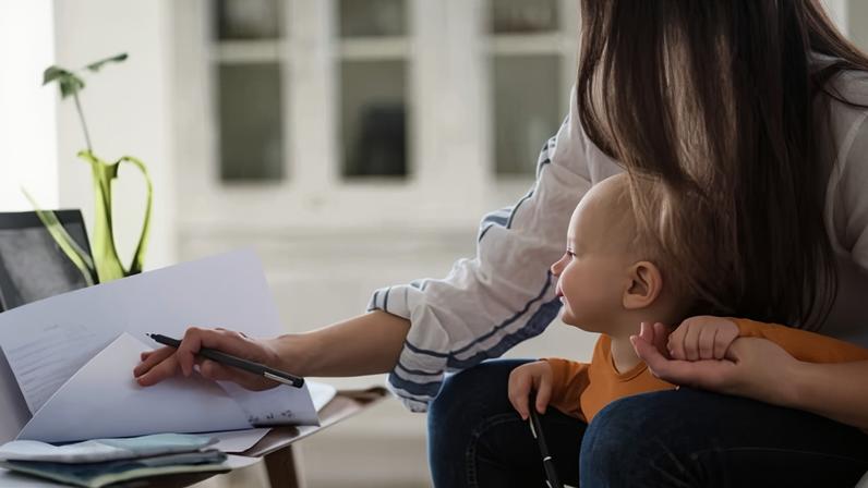 ‘The fragmentary access to time can affect the form of the work that emerges from parenthood.’ Photograph: Maskot/Getty Images