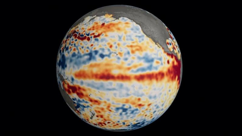 Imagem de satélite da Nasa registra início do El Niño entre 1 e 10 de junho de 2023