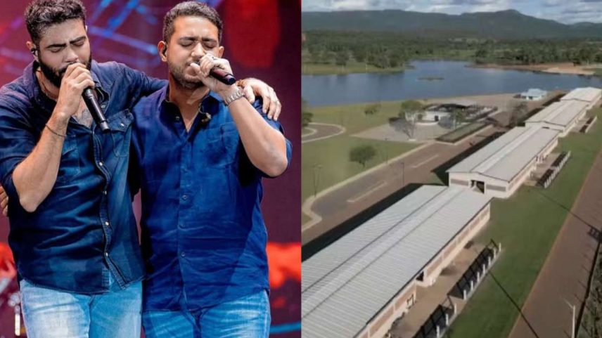 Helicóptero cai perto de fazenda de Henrique e Juliano