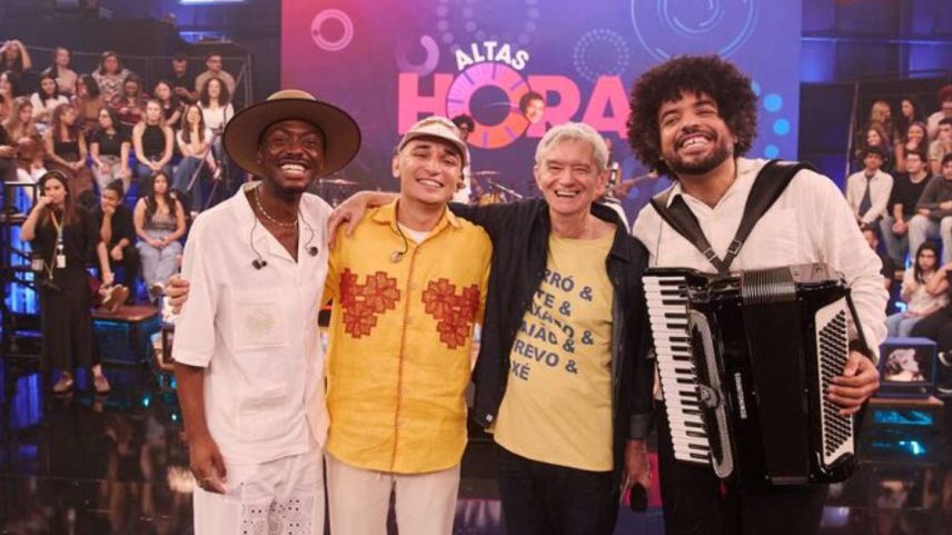 Jota.pê, João Gomes, Serginho Groisman e Mestrinho no 'Altas Horas' de hoje, 9 de maio de 2026