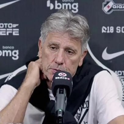 Renato Gaúcho comemora reação do Vasco em empate com o Flamengo