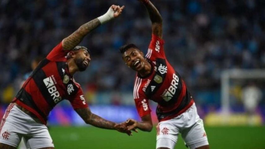Dos ataques mais prolíficos da História do Flamengo, Bruno Henrique e Gabigol –