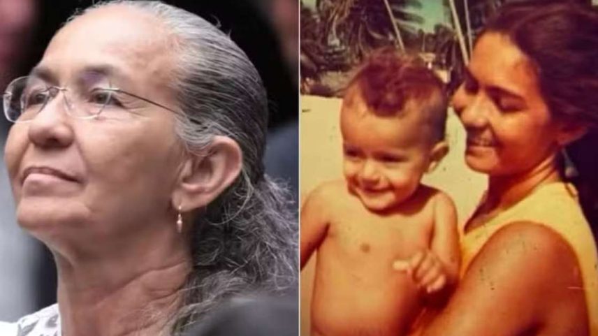 Deputada federal Heloísa Helena e filho, Sacha de Moraes Carvalho