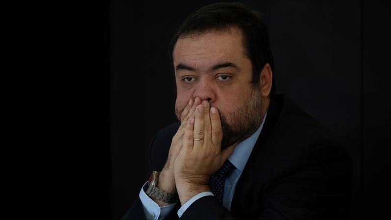 O ex-governador do Rio de Janeiro Cláudio Castro (PL) participa de reunião sobre o Compromisso Nacional Criança Alfabetizada, no Palácio do Planalto
