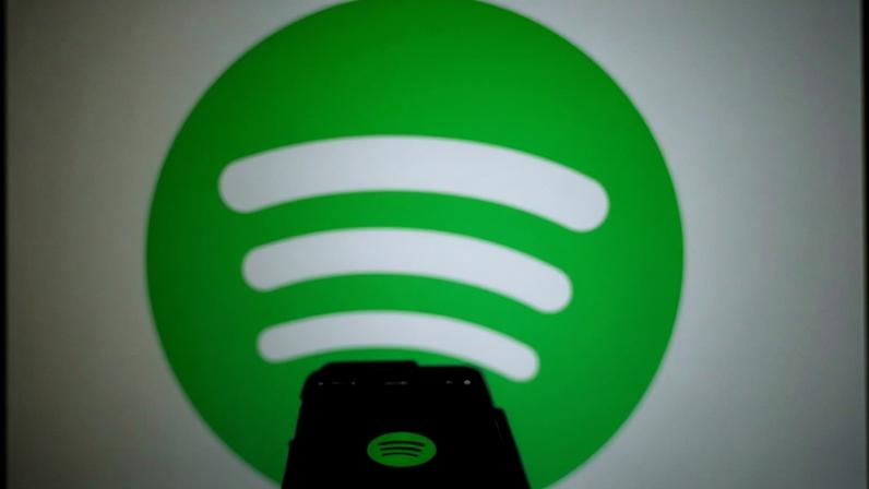 A logo do Spotify