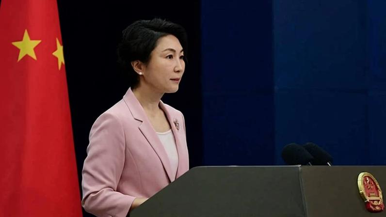 Mao Ning, porta-voz do Ministério do Exterior da China, durante entrevista coletiva em Pequim, em 24 de janeiro de 2025