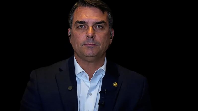 O senador Flávio Bolsonaro (PL