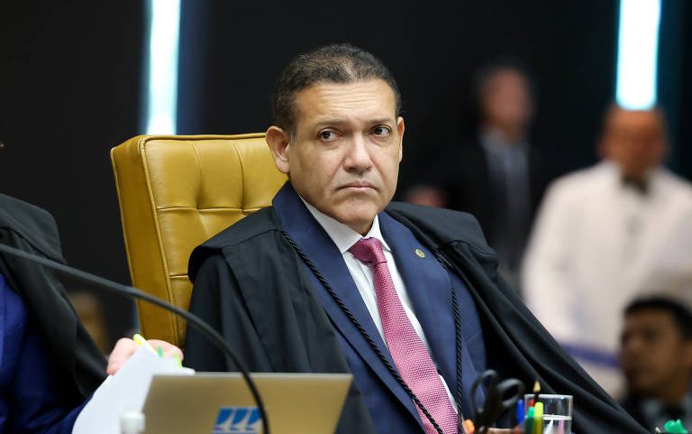 O ministro do STF (Supremo Tribunal Federal) Kassio Nunes Marques, durante sessão plenária
