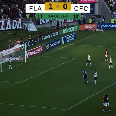Flamengo vence o Coritiba por 1 a 0 com gol de Samuel Lino