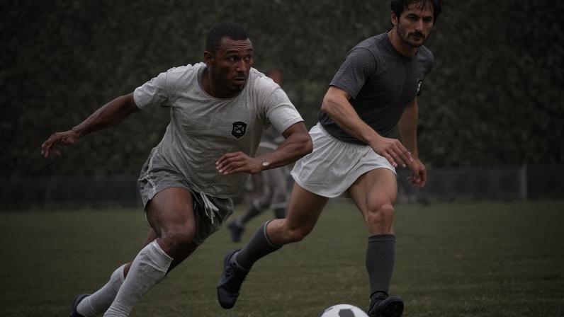 Pelé conduz a bola na final da Copa de 1970, contra a Itália