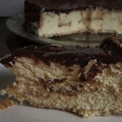 Torta holandesa light: sobremesa saborosa para matar a vontade de doce