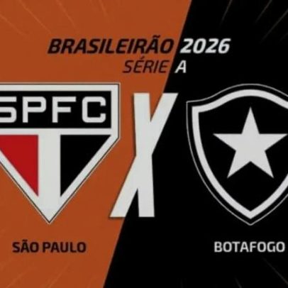 São Paulo x Botafogo: onde assistir, escalações e arbitragem