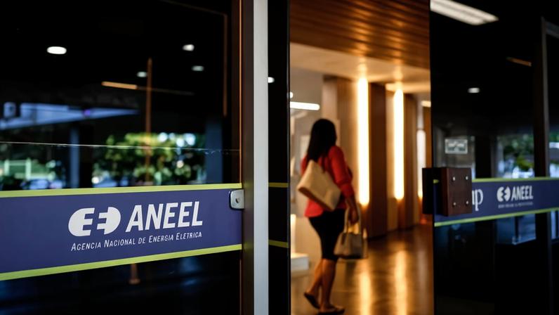 Fachada do prédio do Aneel, Agência Nacional de Energia Elétrica, no Asa Norte de Brasília