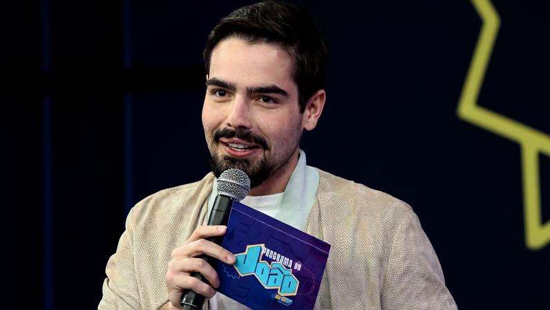 João Silva, filho de Faustão, em seu programa no SBT
