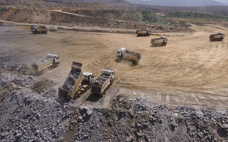 Operação da Sigma Lithium em Araçuaí, no Vale do Jequitinhonha em Minas Gerais