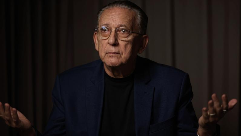Galvão Bueno em entrevista para o programa Olho no Olho, da Folha