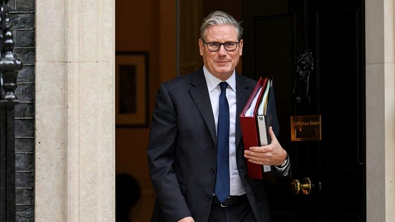 Keir Starmer, primeiro-ministro do Reino Unido, em Downing Street, Londres