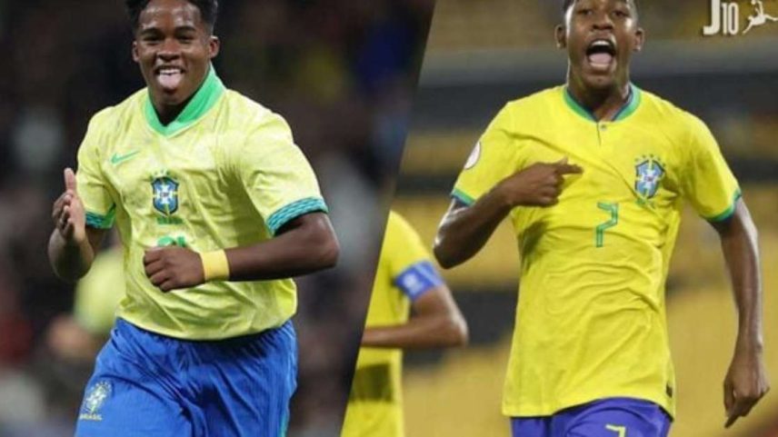 Endrick, apesar da idade, já tem experiência com a Seleção –