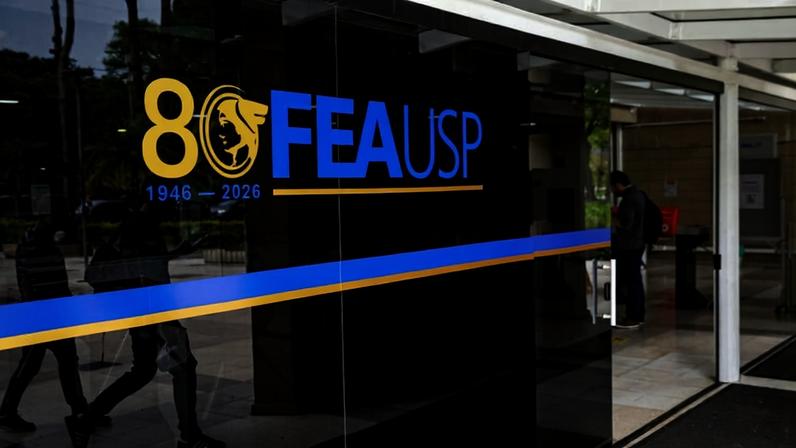 Entrada da Faculdade de Economia, Administração, Contabilidade e Atuária da Universidade de São Paulo