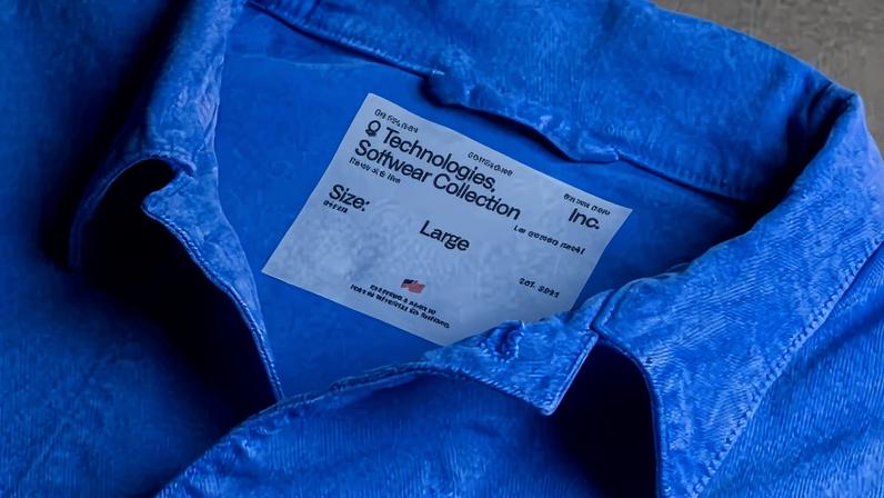 Palantir’s blue chore coat.