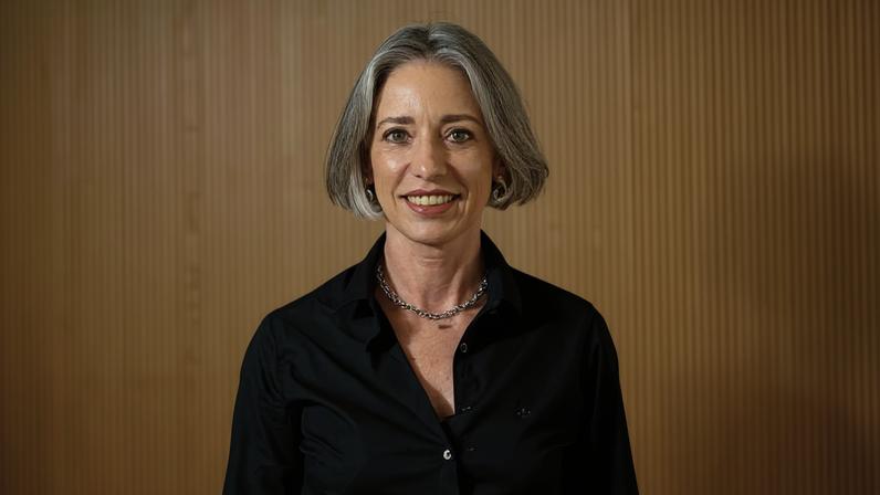A psicanalista Vera Iaconelli durante encontro do Conselho Editorial da Folha