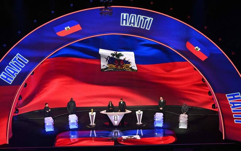 Cerimônia do sorteio da fase de grupos da Copa do Mundo, em Washington