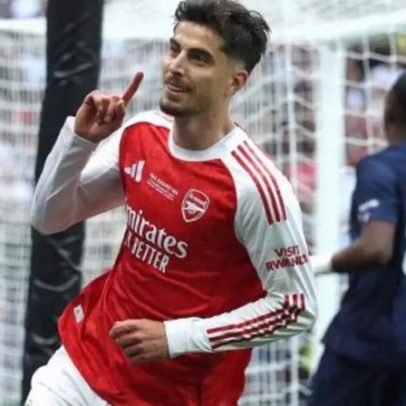 Havertz abre o placar na final da Champions pelo Arsenal
