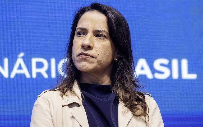 Raquel Lyra durante evento em São Paulo
