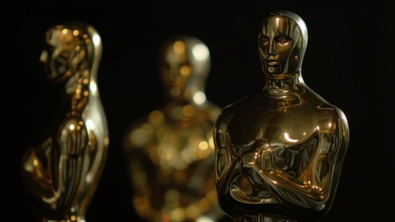 Estatuetas do Oscar em Hollywood, na Califórnia, em exposição dedicada à história da premiação cinematográfica