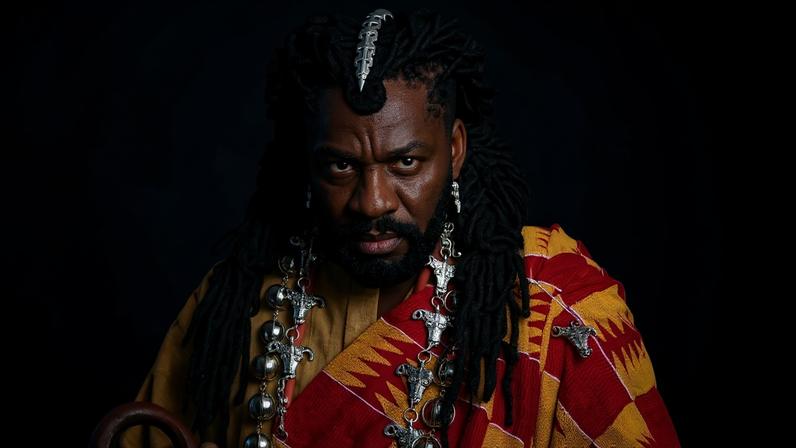 Lázaro Ramos como Jendal na novela 'A Nobreza do Amor'