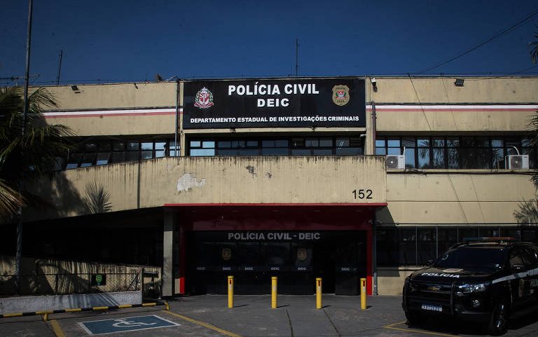 Prédio do Deic (Departamento Estadual de Investigações Criminais), na zona norte de SP; delegacia é responsável pela operação que mira fraudes a seguradoras