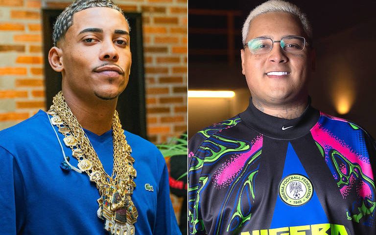 Acusados na Operação Narco Fluxo, MC Poze do Rodo (à esq.) e MC Ryan SP tiveram a liberdade determinada nesta quarta-feira (13) pela Justiça Federal