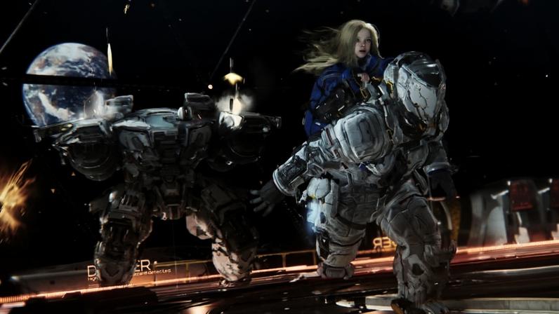 Cena do jogo 'Pragmata', da Capcom