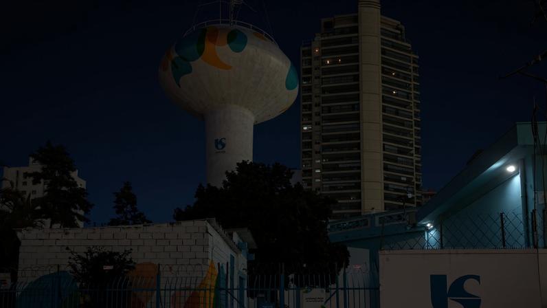 Reservatório da Sabesp na zona sul de São Paulo